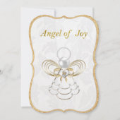 Pearls and Gold - Metallic kerstengel uit Joy Feestdagenkaart (Voorkant)