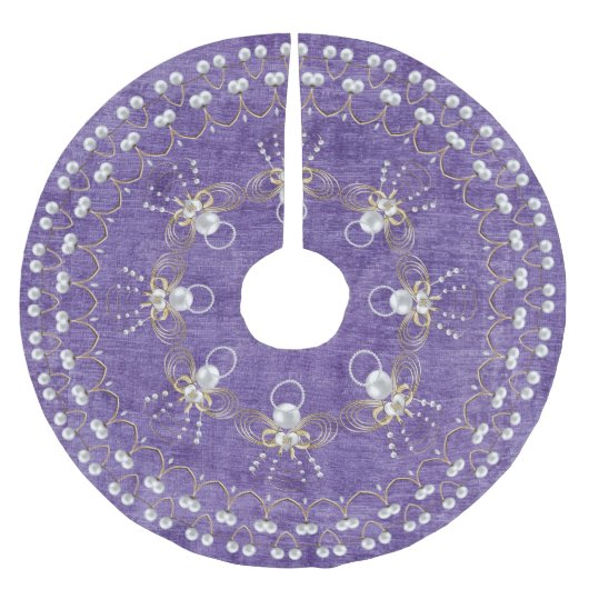 Pearls and Gold - Metallic kerstengel uit Joy Kerstboom Rok (Voorkant)