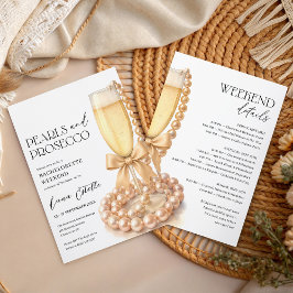 Pearls and Prosecco Bachelorette Weekend Itinerary Kaart