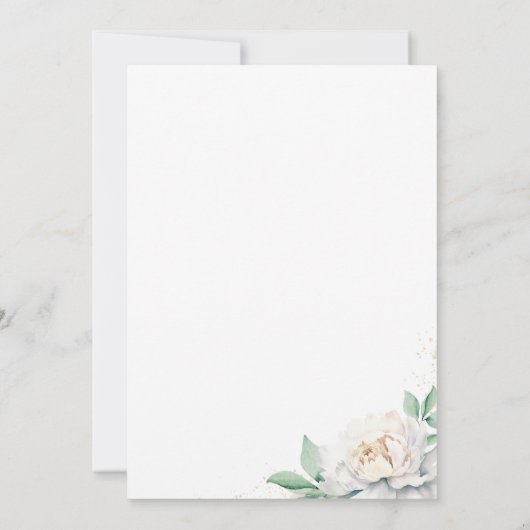 Pearls And Prosecco Bridal Shower Kaart (Achterkant)