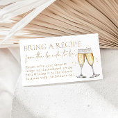Pearls And Prosecco Bridal Shower Recipe Request Informatiekaartje