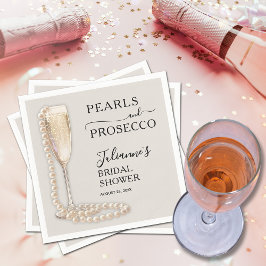 Pearls and Prosecco Bridal Shower Servet