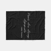 Pearls Are Always Appropriate Fleece Deken (Voorkant (Horizontaal))