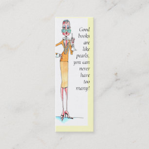 Pearls bladwijzer mini visitekaartje