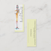 Pearls bladwijzer mini visitekaartje (Voorkant / Achterkant)