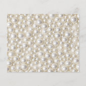 Pearls Bow Advies en Wensen Vrijgezellenfeest Kaar (Achterkant)