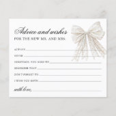 Pearls Bow Advies en Wensen Vrijgezellenfeest Kaar (Voorkant)