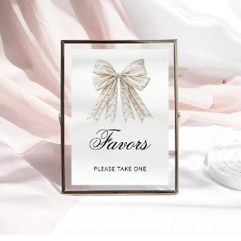 Pearls Bow Ze is de knoop te binden gunsten Poster