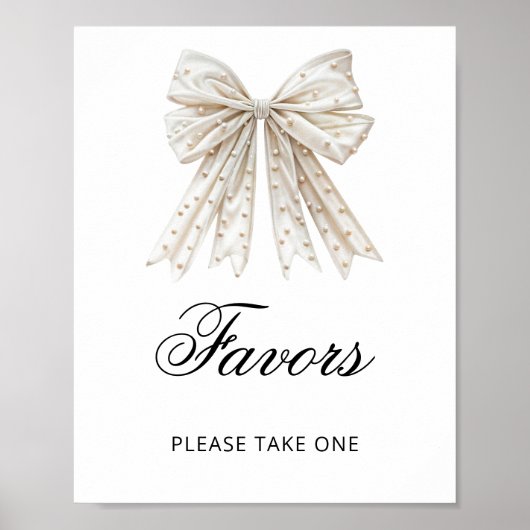 Pearls Bow Ze is de knoop te binden gunsten Poster (Voorkant)