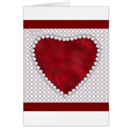 Pearls en Red Velvet Heart Valentijn