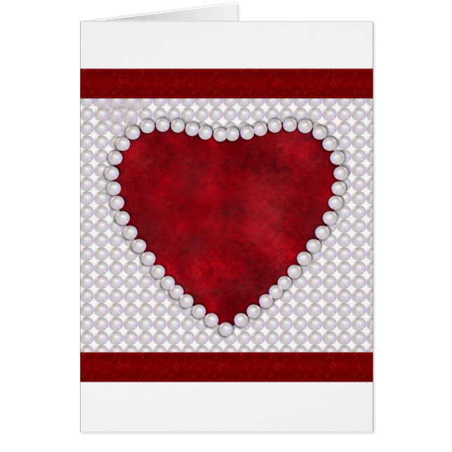 Pearls en Red Velvet Heart Valentijn (Voorkant)