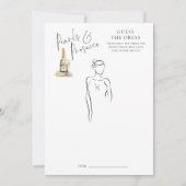 Pearls Guess de Dress Vrijgezellenfeest Game Kaart (Voorkant)