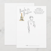 Pearls Guess de Dress Vrijgezellenfeest Game Kaart (Voorkant / Achterkant)