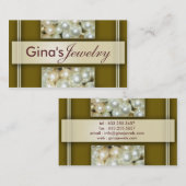 Pearls Jewelry Visitekaartjes (Voorkant / Achterkant)