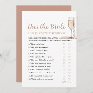 Pearls kent de bruid echt het bruidegom spel kaart