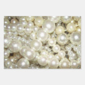 Pearls met Gold Design Inpakpapier Vel (Voorkant)