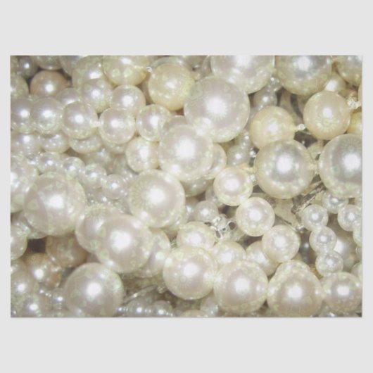 Pearls met Gold Design Tissuepapier (Voorkant)