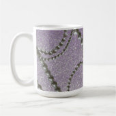 Pearls met Mok van Mauve Metallic Fleck Coffee (Links)