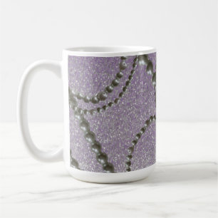 Pearls met Mok van Mauve Metallic Fleck Coffee
