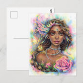 Pearls of Life Fairy Briefkaart (Voorkant / Achterkant)