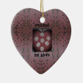 Pearls of Love Keramisch Ornament (Rechts)