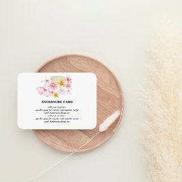 Pearls, Petals & Prosecco | Petals Enclosure Card Informatiekaartje