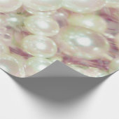 Pearls Pink Daisy Cadeaupapier (Hoek)