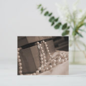 Pearls Post Card Briefkaart (Staand voorkant)