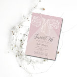 Pearls Princess Dress Blush Pink 16 Party Kaart<br><div class="desc">Een eenvoudige,  moderne,  elegante en chic Sweet 16 verjaardagsfeestdag-sjabloon met een roze achtergrond,  snaren parels op een prinsesjurk in blozen,  met bedorven sleeves en moderne typografie. Een ontwerp voor een "parels en roffels".</div>