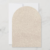 Pearls Prosecco Black Bow Bridal Shower Invitation Kaart (Achterkant)