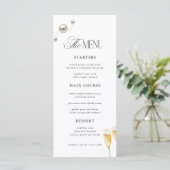 Pearls & Prosecco Bridal Shower Menu (Staand voorkant)