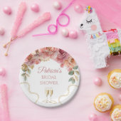 Pearls & Prosecco Bridal Shower Papieren Bordje (Feest)