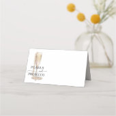 Pearls & Prosecco Bridal Shower Plaatskaartje (Achterkant)