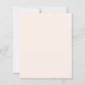 Pearls Prosecco ivory bow birthday invitation (Achterkant)