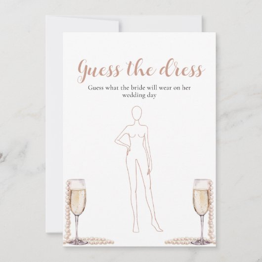 Pearls Prosecco Raad het Vrijgezellenfeest van de  Kaart (Voorkant)