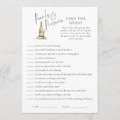 Pearls Prosecco Vind Gast Vrijgezellenfeest Game K Kaart (Voorkant)