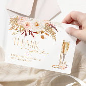 Pearls & Prosecco Vrijgezellenfeest Dank u kaart