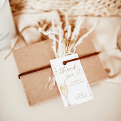 Pearls & Prosecco Vrijgezellenfeest Dank u Labels Cadeaulabel