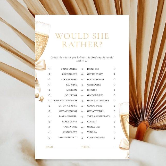 Pearls & Prosecco Vrijgezellenfeest Zou ze liever (Creator heeft geüpload)