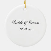 Pearls, Ring Blue Lace zal je mijn Bridesmaid zijn Keramisch Ornament (Achterkant)