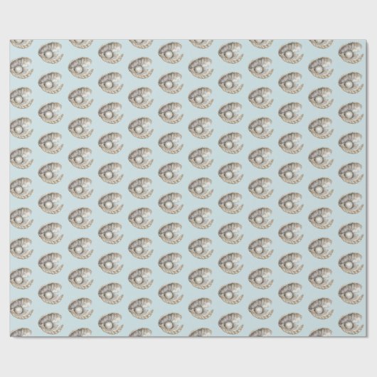 Pearls Shell Birthday  Cadeaupapier (Vlak)