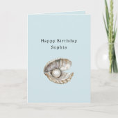Pearls Shell Birthday  Kaart (Voorkant)