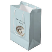 Pearls Shell Birthday Medium Cadeauzakje (Voorkant Gekanteld)