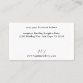 Pearls & White Floral Details Enclosure Kaart 2 (Achterkant)