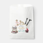  Pearls Wonderland Baby shower Bedankzakje (Voorkant)