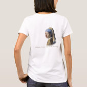 Pearls zijn de beste vriendin van een meisje t-shirt (Achterkant)