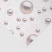 Pearlsa en Prosecco Bruidsuitnodiging Tissuepapier (Detail)