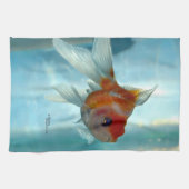 Pearlscale Goldfish Kitchen Towel Theedoek (Horizontaal)