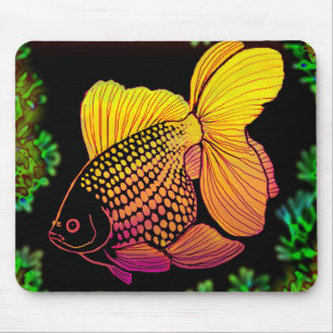 Pearlscale Goldfish Mousepad Muismat