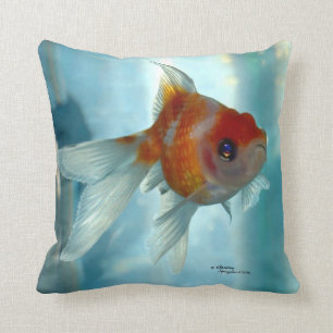 Pearlscale Oranda Goldfish Pillow Kussen